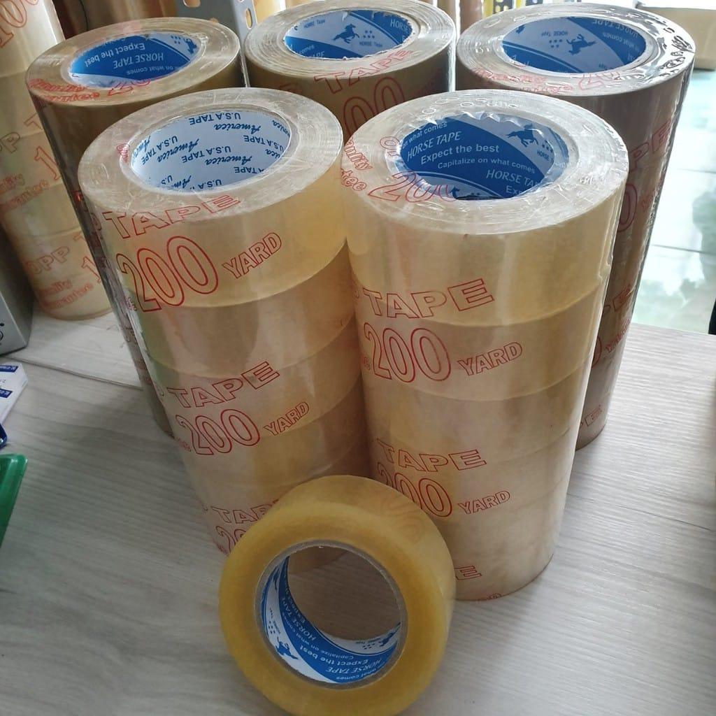 BĂNG KEO ĐỤC/TRONG 200 YARD 1 CÂY 6 CUỘN - BKT200