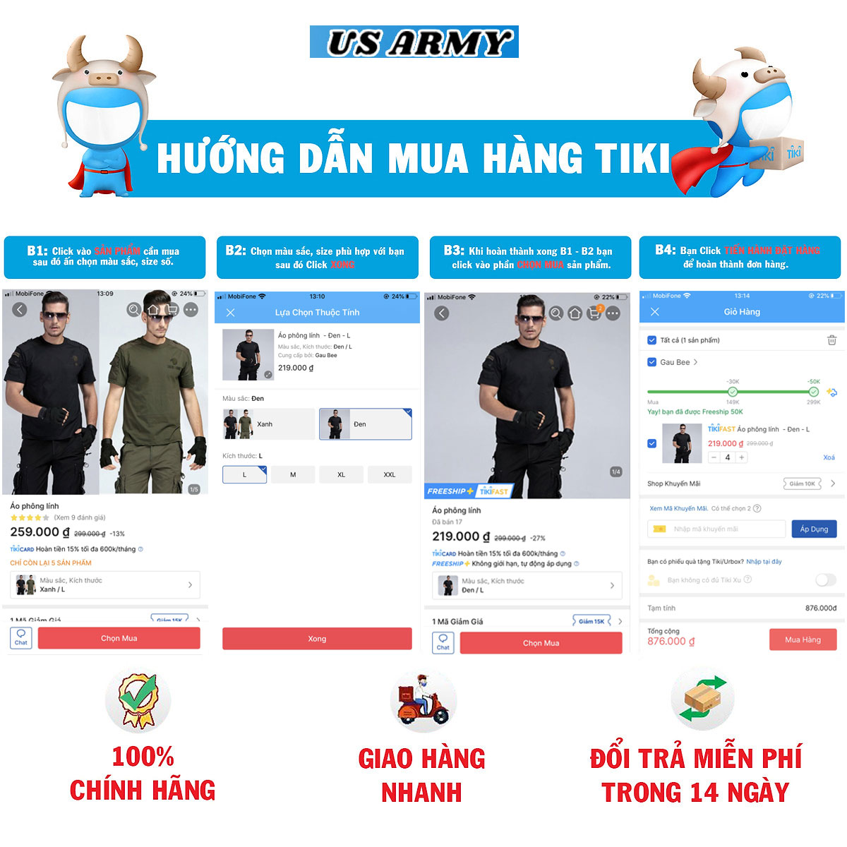 Áo Phông Nam Lính Mỹ , Chất Liệu Mềm Mại, Thoáng Mát, Chống Nhăn, Phom Dáng Xuông Trẻ Trung, Năng Động -HÀNG CHÍNH HÃNG