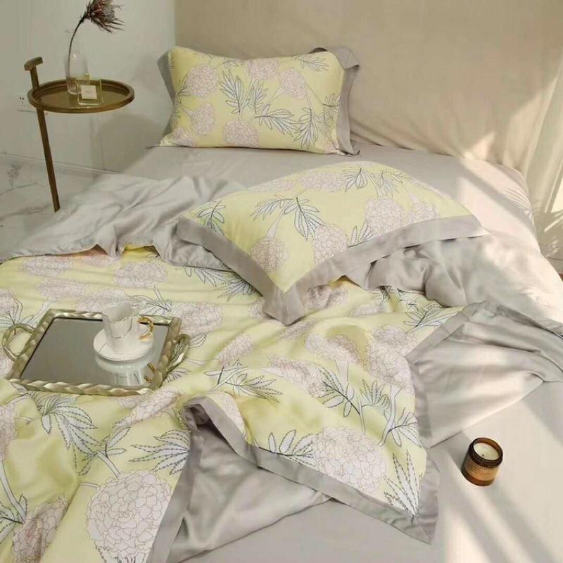 Bộ ga gối chăn trần tencel 40s 4 món