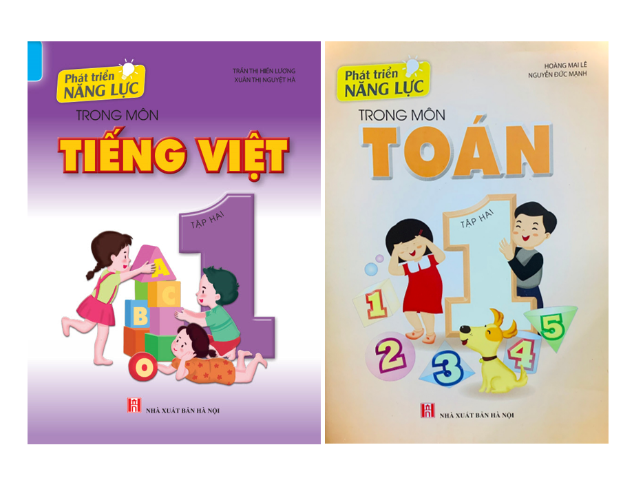 Sách - Combo phát triển năng lực trong môn Toán + Tiếng Việt 1 - tập 2