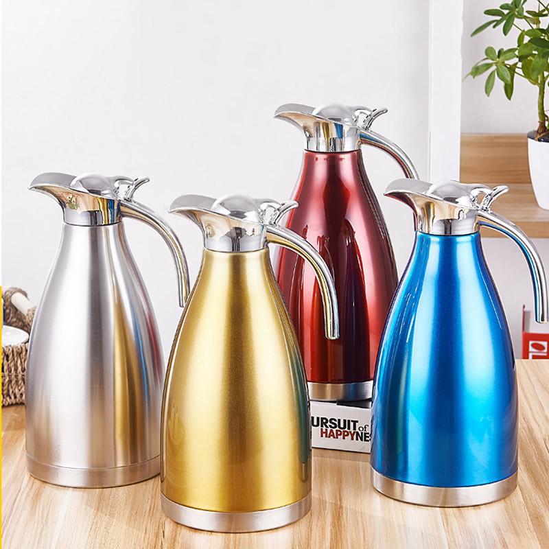 Phích nước giữ nhiệt nóng lạnh 2L Inox 304 cao cấp - Bình nước giữ nhiệt để bàn 2L