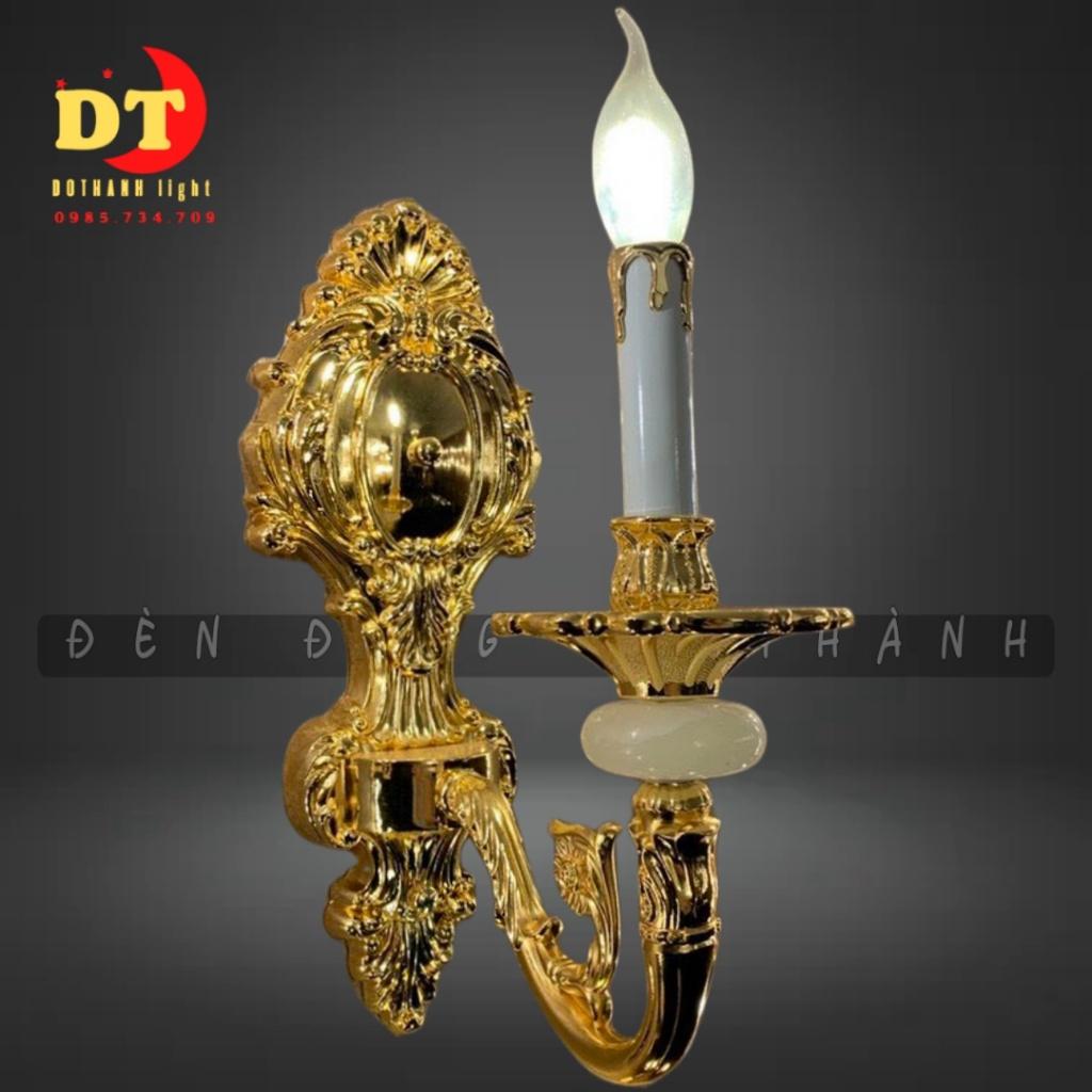 Đèn tường nến hợp kim phong cách pháp hiện đại HTLK DTN