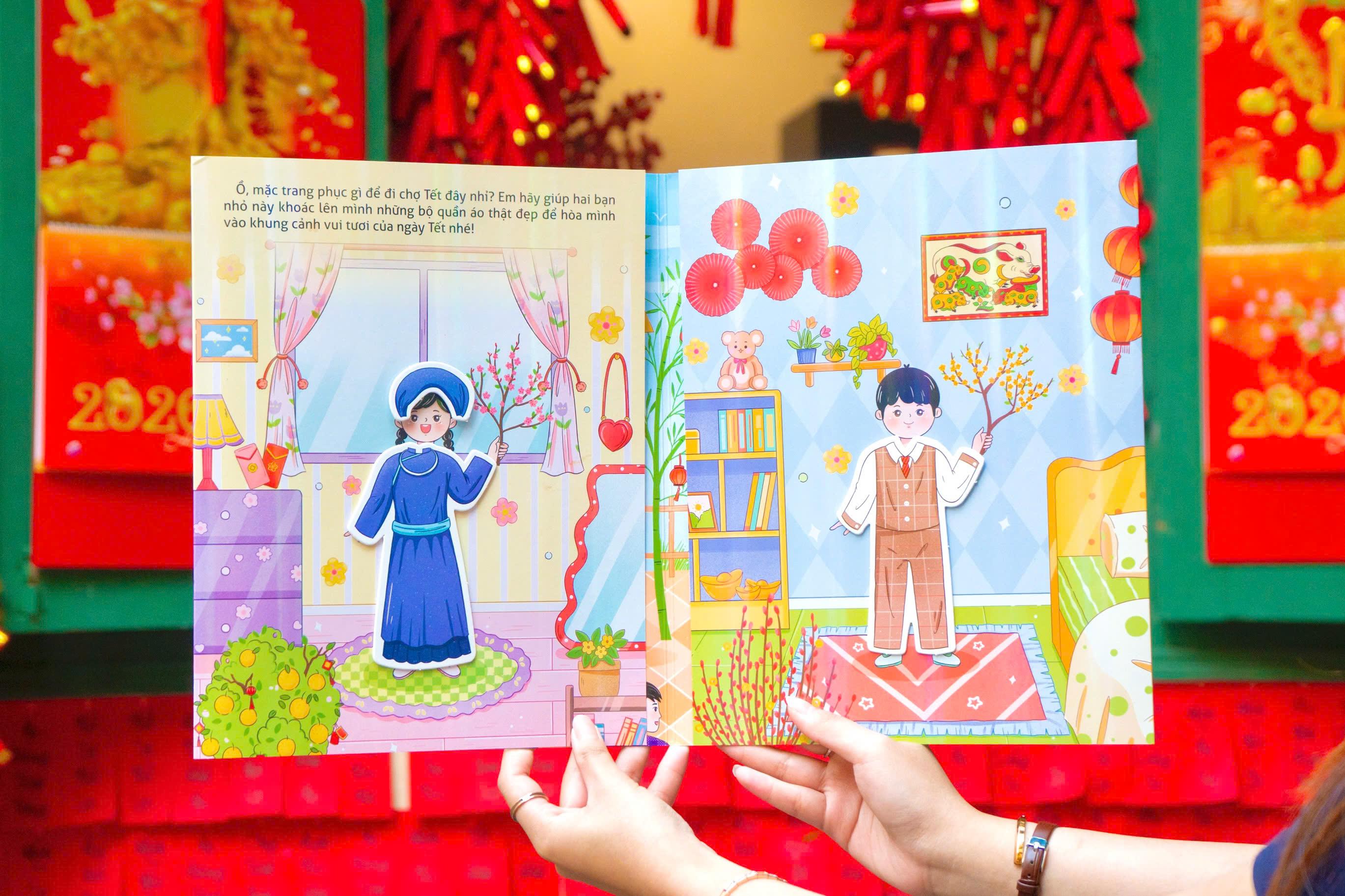Sách - Sách Khổng Lồ Về Tết - Em Đi Chợ Tết - Bìa Cứng