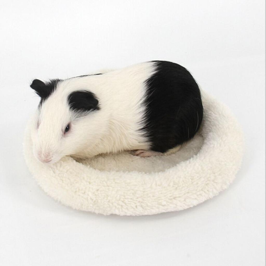 Set of Fleece Hamster Pad Mat Cushion for Guinea Pig Bunnies Small Animal