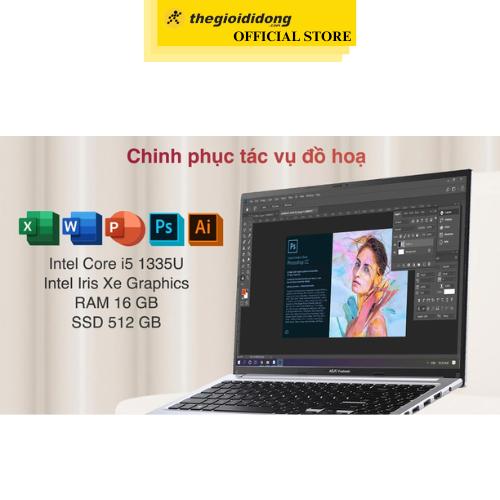 Laptop Asus Vivobook 16 X1605VA i5 1335U/16GB/512GB/Win11 (MB360W) - Hàng Chính Hãng