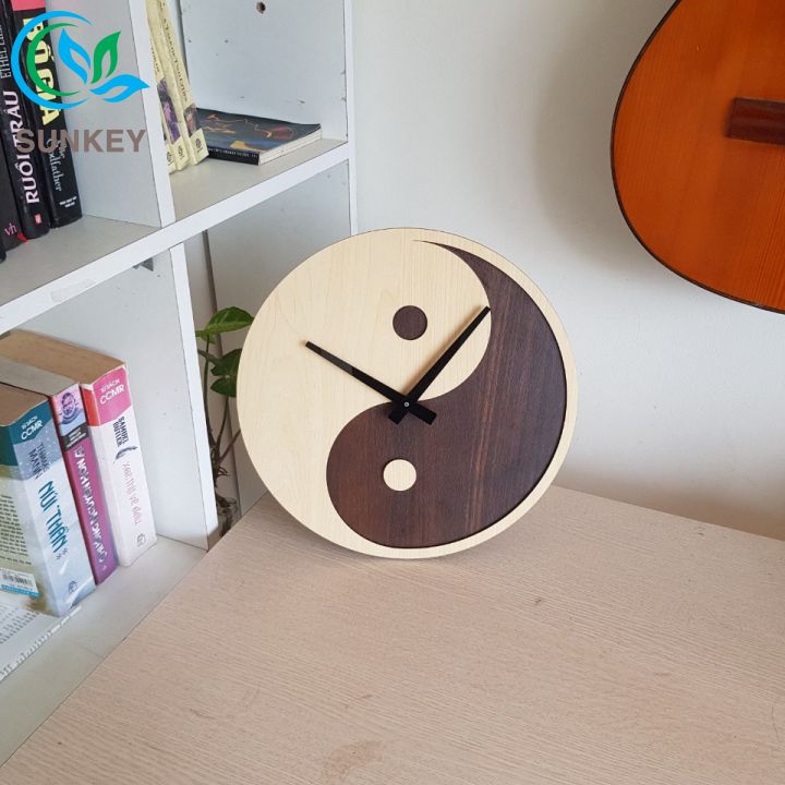 Đồng Hồ Treo Tường Trang Trí - Đường Kính 30cm - Kim Trôi - Trang Trí Tường, Nhà Cửa