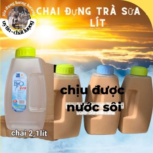 Chai đựng trà sữa 2,1 lít