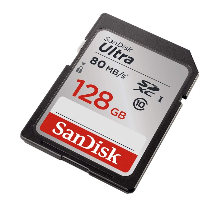 Thẻ nhớ SDXC SanDisk Ultra 533x 128GB Class 10 UHS-I 80MB/s (Xám) Hàng Chính Hãng