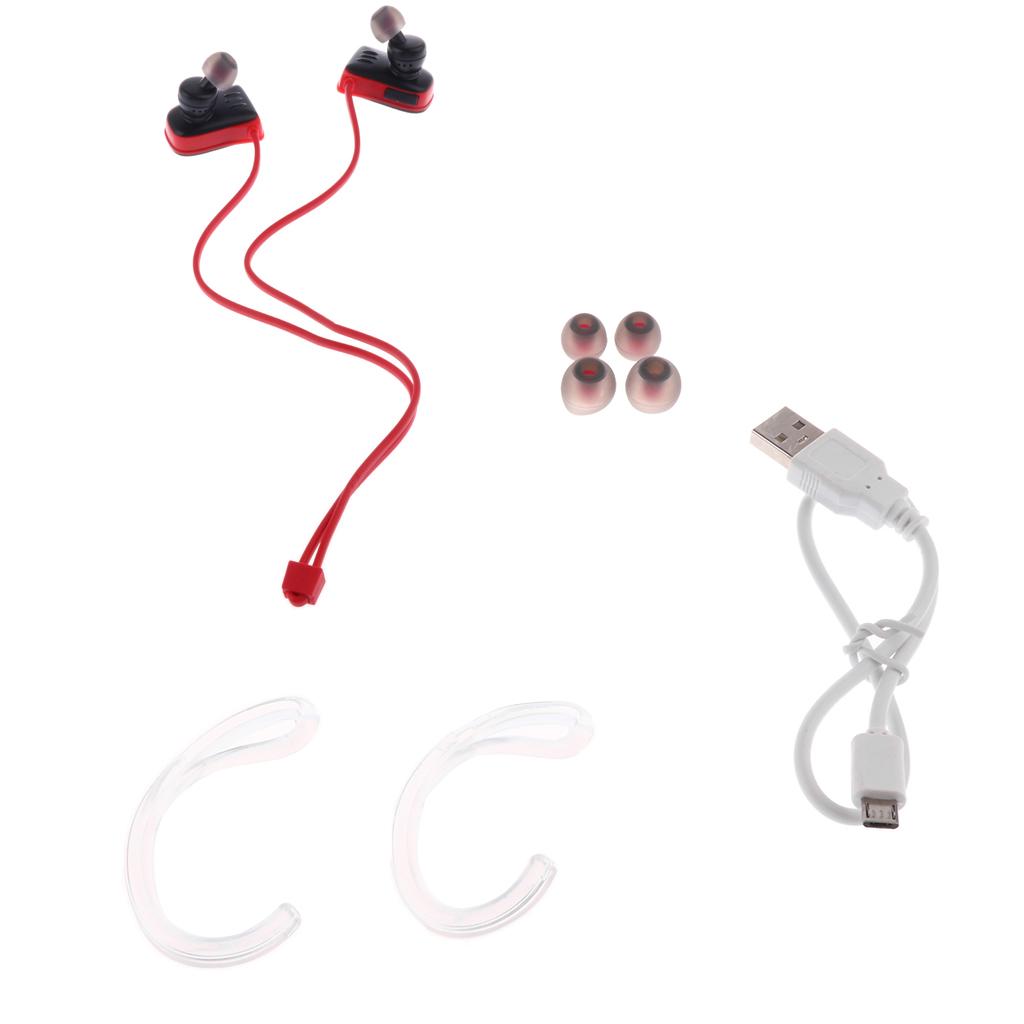 Wireless Bluetooth Earphones Headphones Sport Running w/ Mic Handsfree