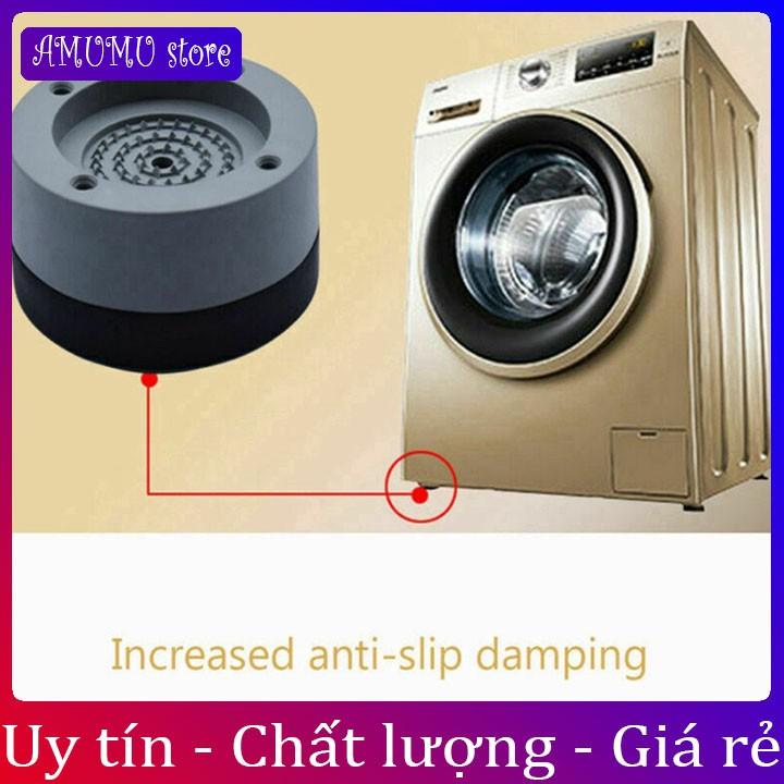 Combo 4 chân đế kê máy giặt tủ lạnh chống rung chống ồn