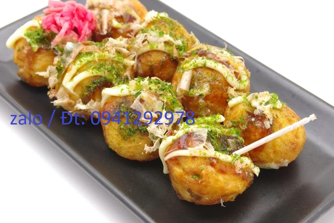 Máy làm bánh bạch tuộc takoyaki đôi 56 lỗ công nghiệp