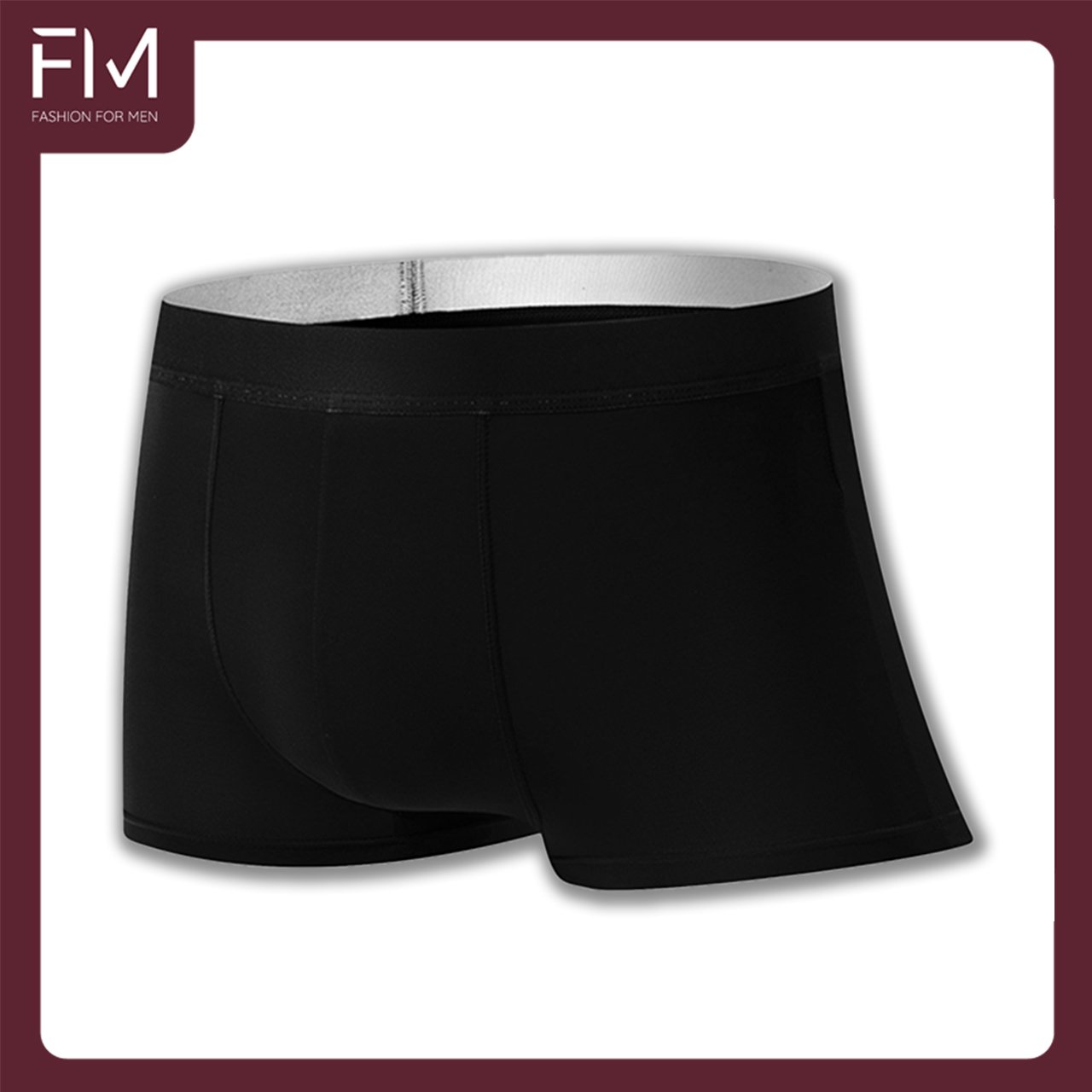 Combo 3 quần lót boxer trơn, chất thun mềm mịn thấm hút mồ hôi tốt, co giãn tốt, - FORMEN SHOP - FMQS018