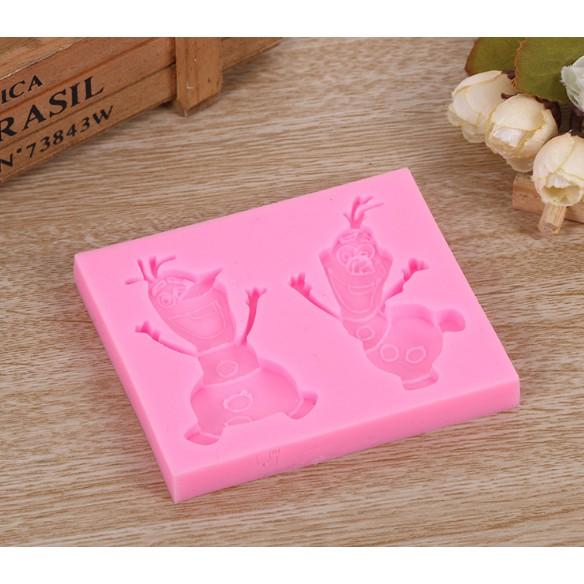 Khuôn silicon 3D người tuyết