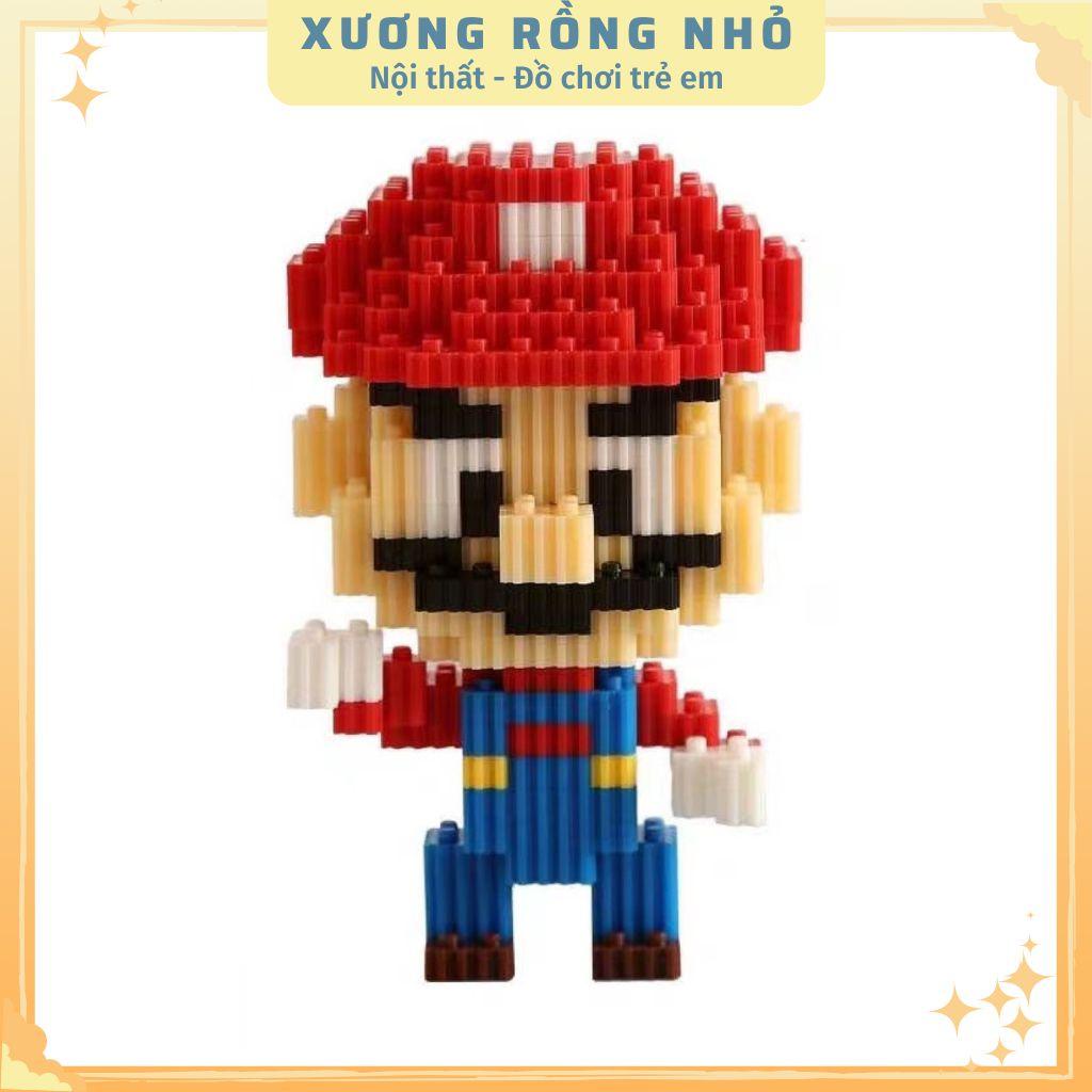 Mô Hình 3d mini, Đồ chơi lắp ráp mô hình nhân vật 3D - Màu sắc đẹp,nhựa cao cấp,nhiều nhân vật.