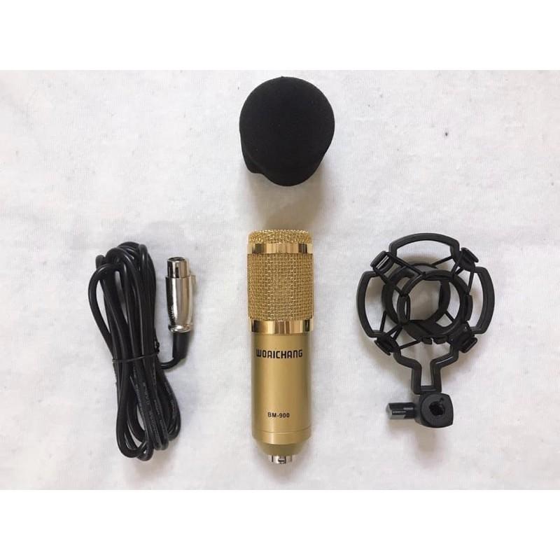 combo v8 và mic bm900 thu âm livestream hát siêu hay