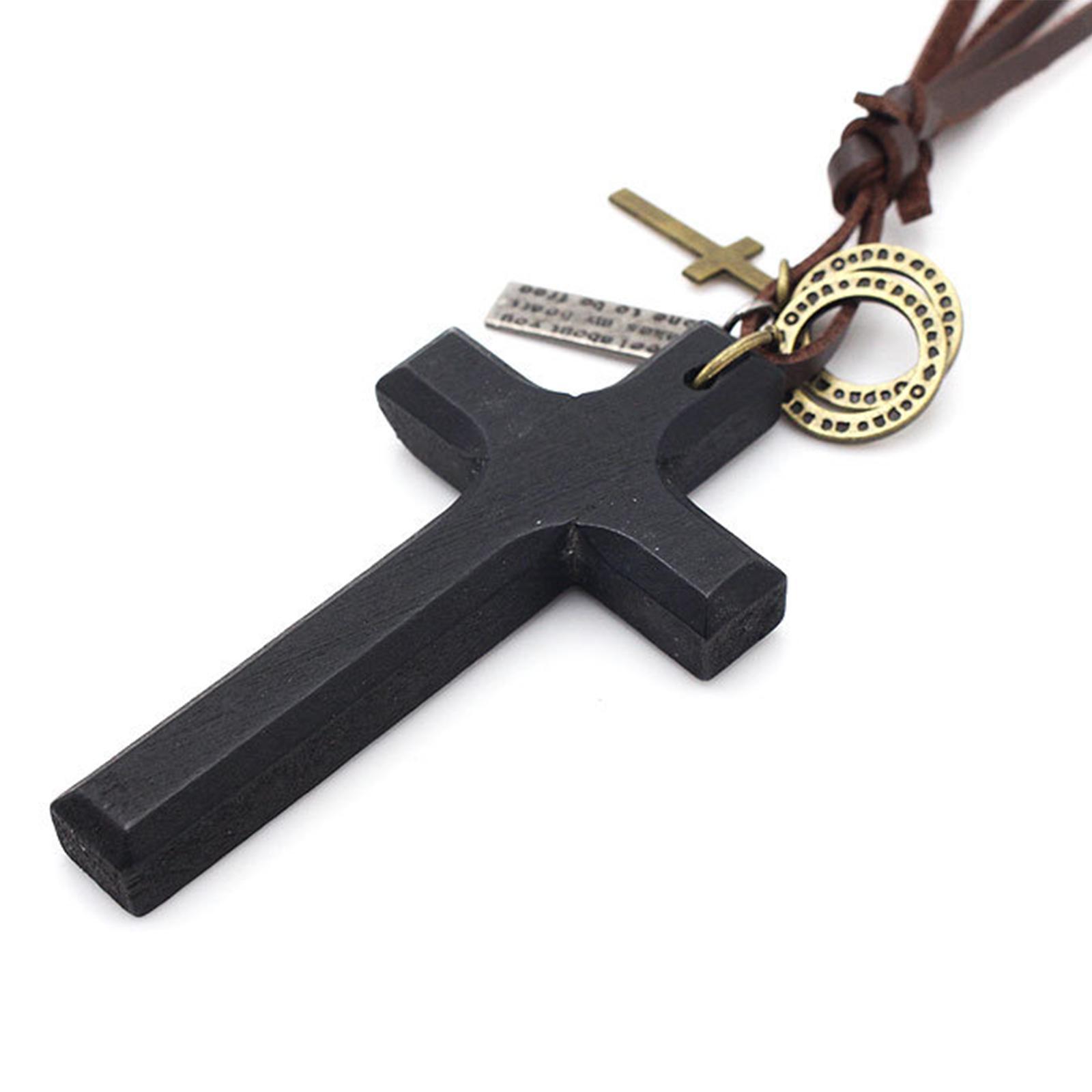 Cross Pendant Necklace Accessory Faith Cross Pendant Necklace for Valentines Day