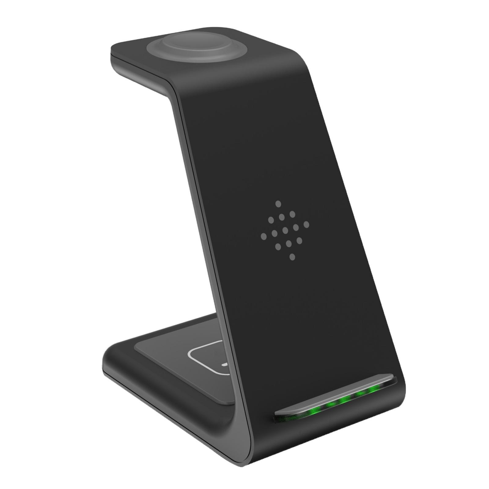 3 in 1 Qi Wireless Charger 10W Dock Station for Smartphone Watch Earbuds