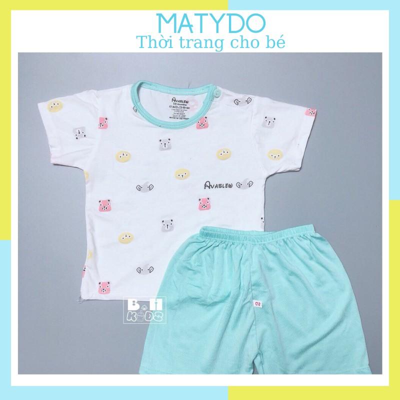 Bộ quần áo trẻ em thun cotton cho bé giá rẻ AV01