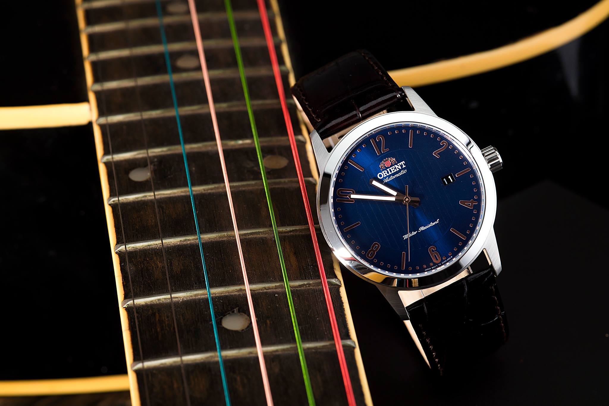 Đồng hồ nam dây da Orient FAC05007D0