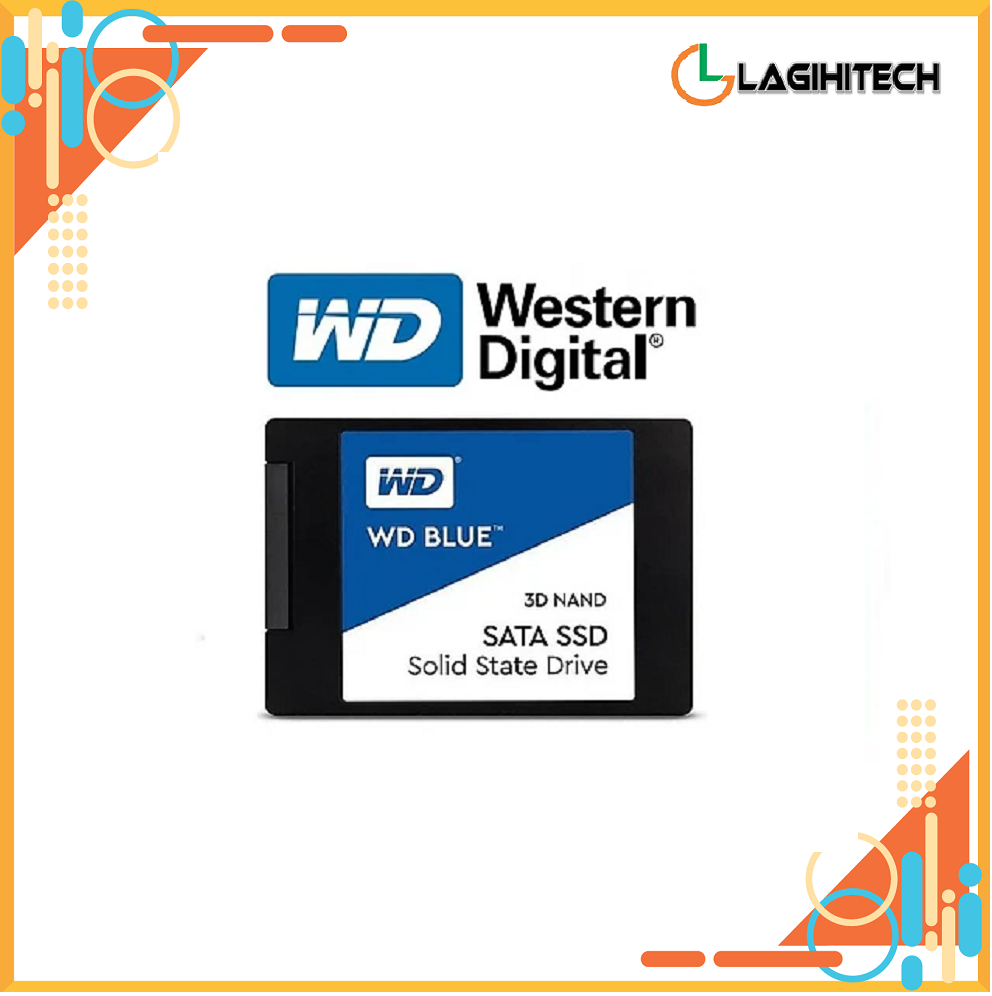Ổ Cứng SSD WD Blue 3D NAND WDS100T2B0A 1TB Sata III 2.5 inch - Hàng Nhập Khẩu