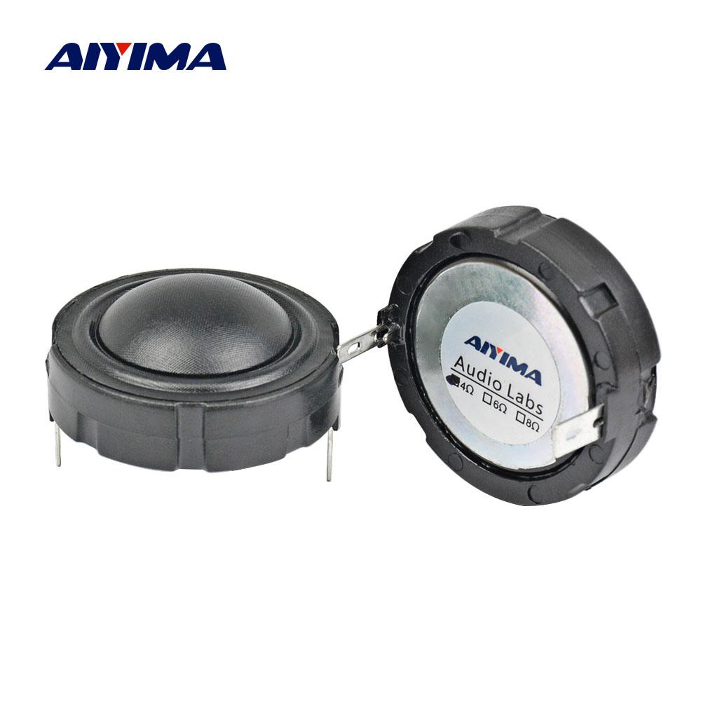 Aiyima 2pcs 4/6/8ohm 20W 1.5 inch 25core tweeter loa hifi loa sợi Rubidium loa từ đầu treble đầu treble Color: 8 ohm 20W