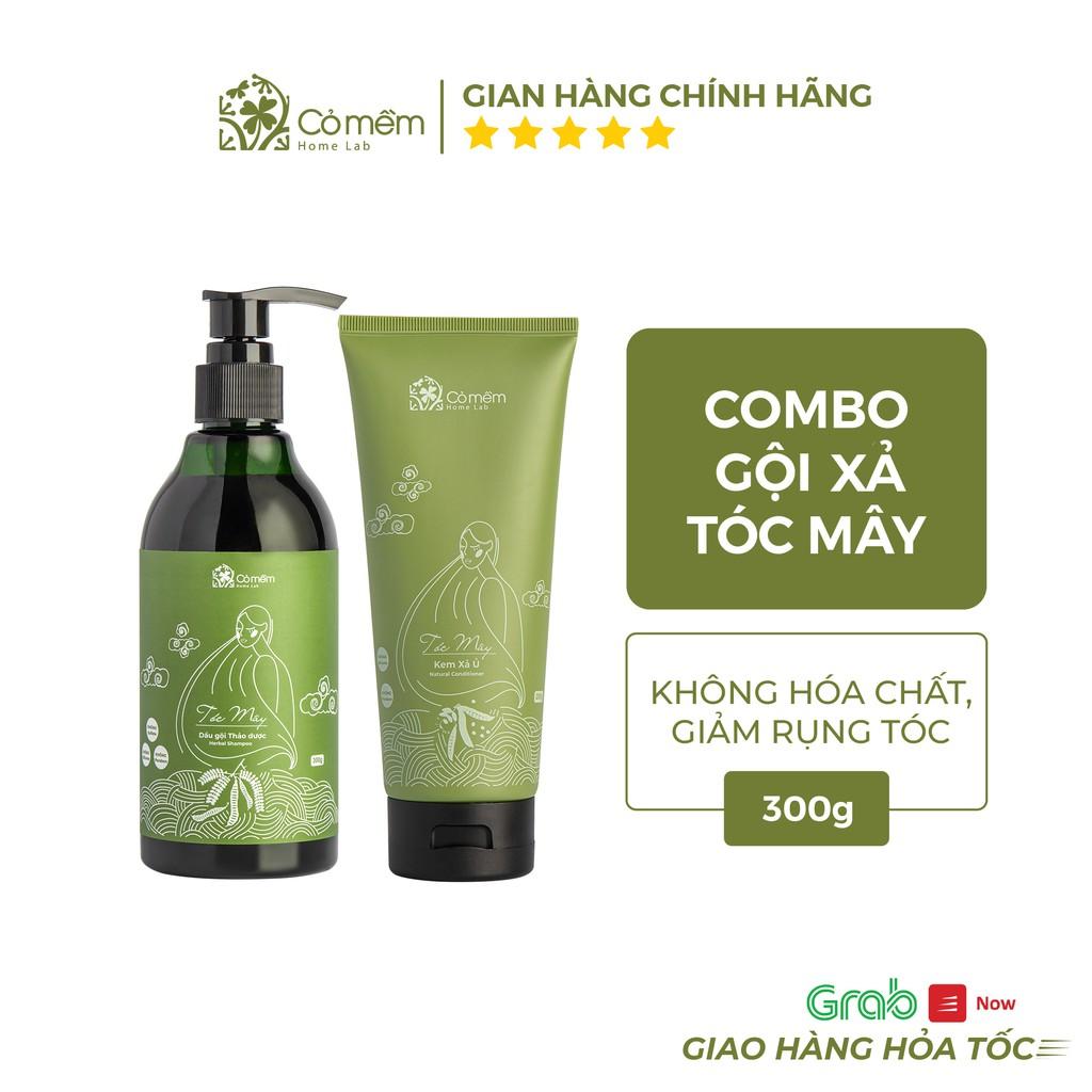 Bộ Gội Xả Tóc Mây An Toàn Chiết Xuất Bồ Kết Cỏ Mềm