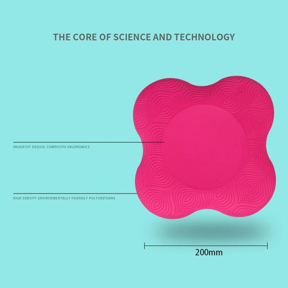 Portable Yoga Mats Flower Knee Pad 20cm Home Fitness Sprot Pad Plank Disc Protective Cushion Gym Non Slip Mat For Knee Arm Pads