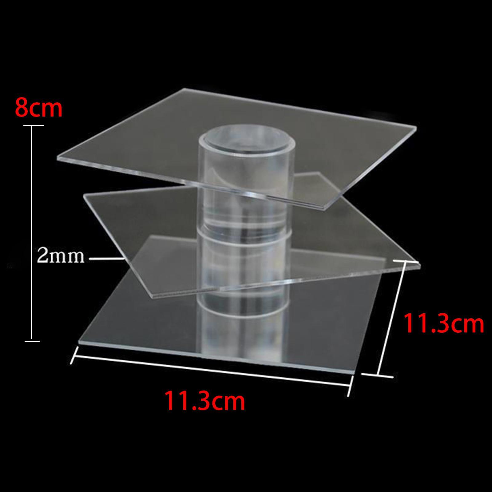 Acrylic Cake Stand 3 Tier Flower Organizer for Wedding Thanksgiving Birthday