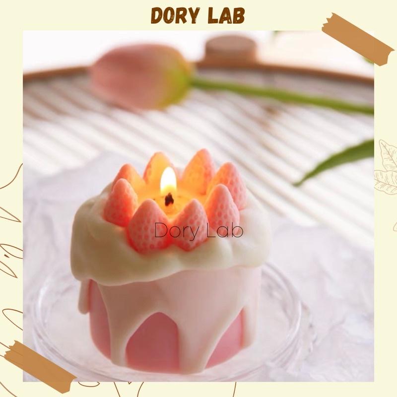 Nến Thơm Tạo Hình Bánh Kem Trái Cây Nhiều Mẫu Làm Theo Yêu Cầu - Dory Lab