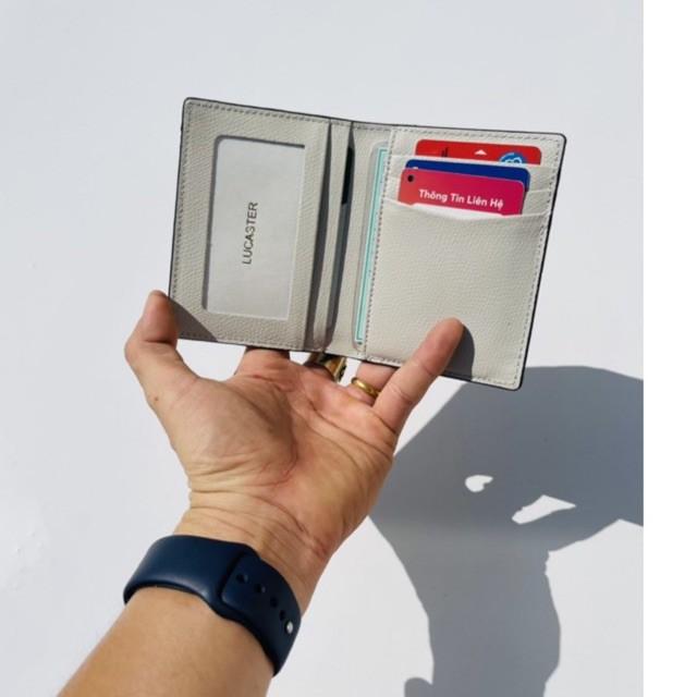 ví minimalist da bò thật -bảo hành 1 năm có nhiều màu sắc và hộp thích hợp cho cả nam và nữ
