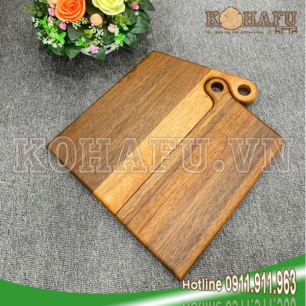 Bộ 2 Thớt Gỗ Cao Cấp Nhập Khẩu Dùng Cho Nhà Hàng, Phòng Bếp - KO20110