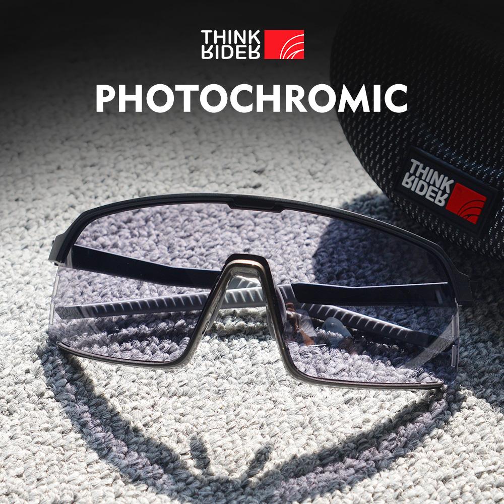 ThinkRider Bike Photochromic Kính Đi Xe Đạp Kính Xe Đạp Thể Thao Kính Mát Nam MTB Đường Đi Xe Đạp Kính Mắt Bảo Vệ Kính Color: XQ610