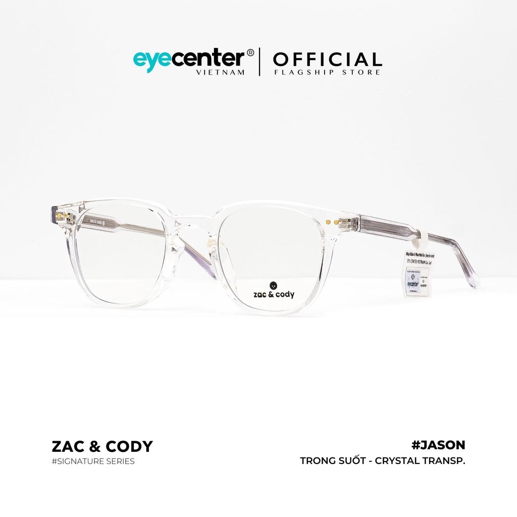 Gọng kính cận nam nữ JASON chính hãng ZAC CODY A3-S lõi thép chống gãy nhập khẩu by Eye Center Vietnam