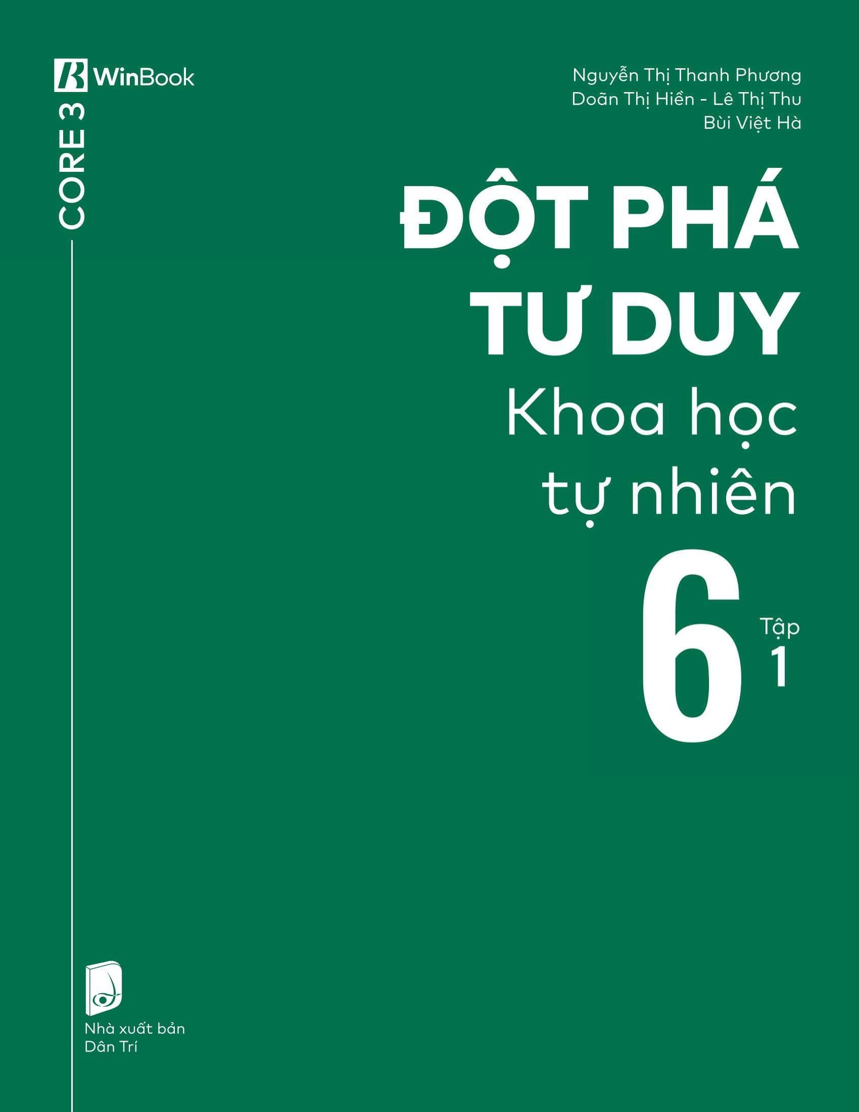 Sách - Sách - Đột Phá Tư Duy Khoa Học Tự Nhiên: Lớp 6,7,8 - Tập 1,2 (Trọn Bộ)