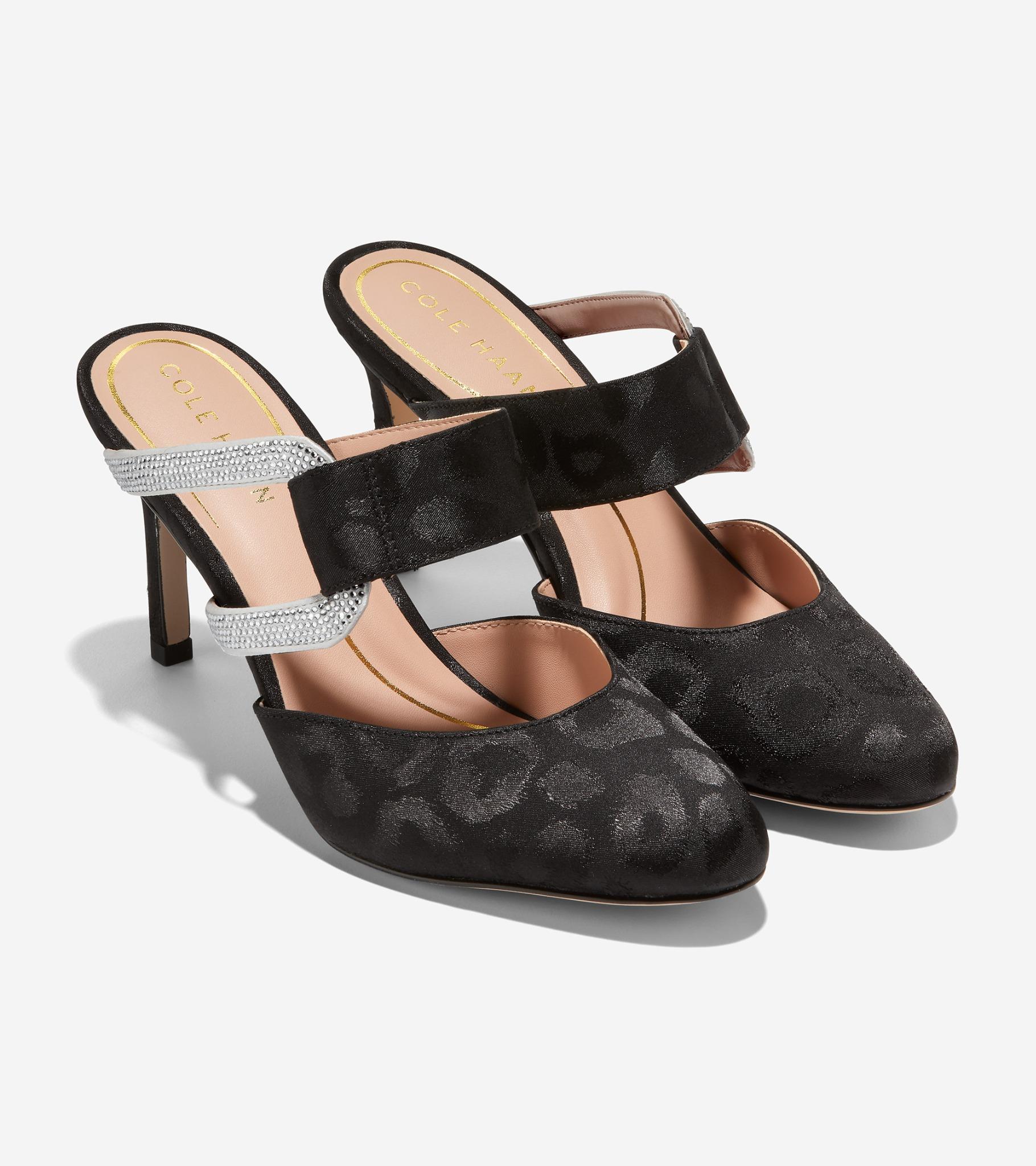 GIÀY CAO GÓT COLE HAAN NỮ GABBIE JEWEL MULE 80MM W27225 224