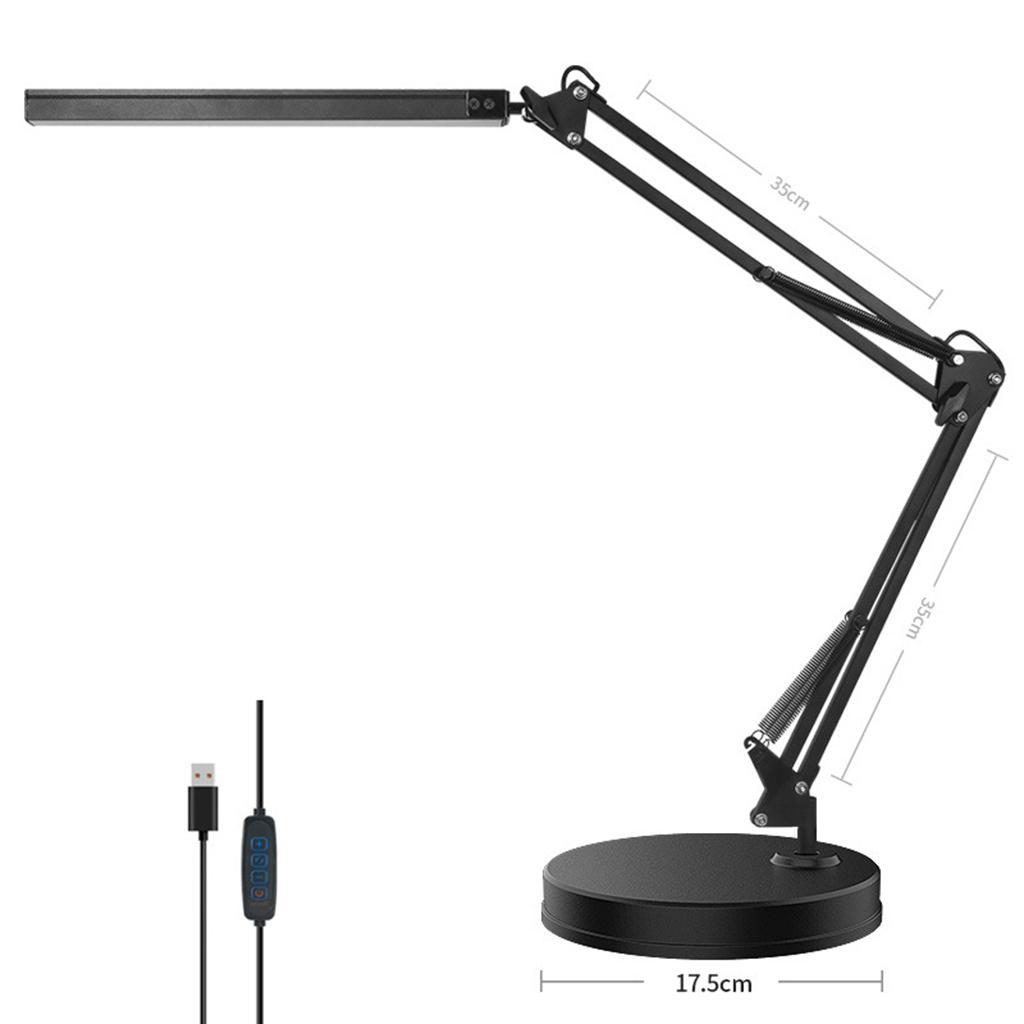 Eye-Caring Adjustable Desktop LED Lamp for Reading