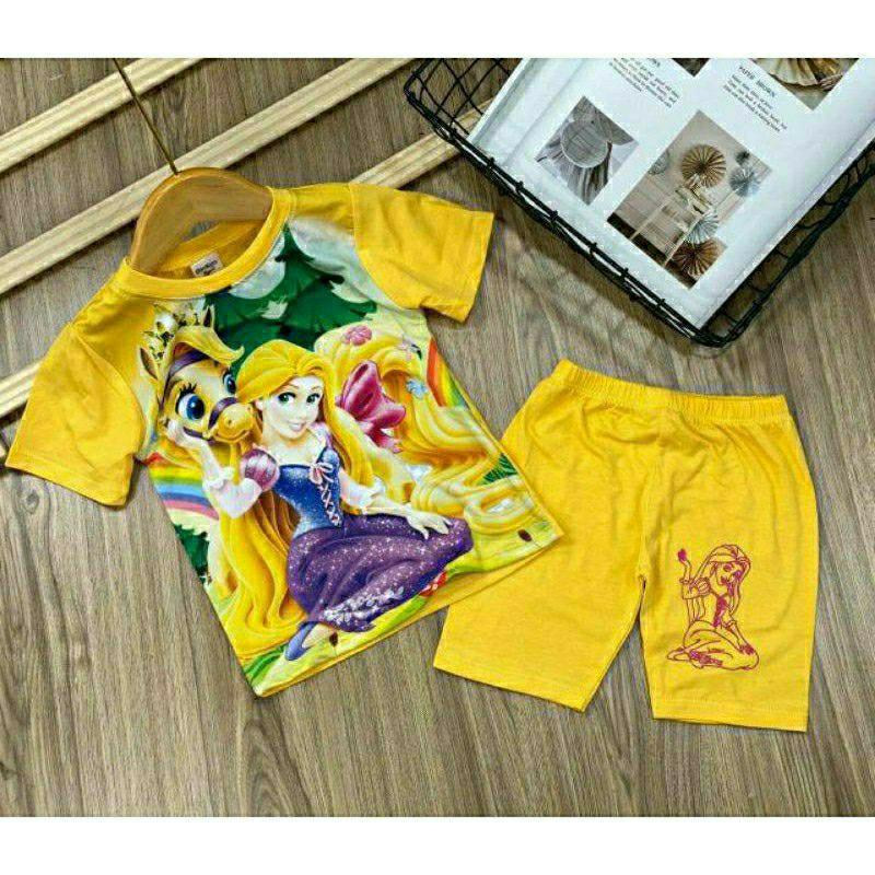 BỘ COTTON 4C SIÊU DỄ THƯƠNG CHO BÉ GÁI - ĐỒ BỘ TRẺ EM