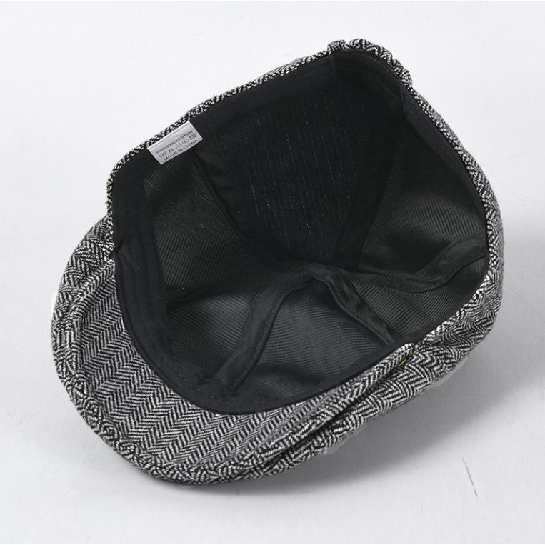 Mũ nồi nam mũ beret cổ điển form dài xương cá phong cách retro thời trang SAIGON HAT