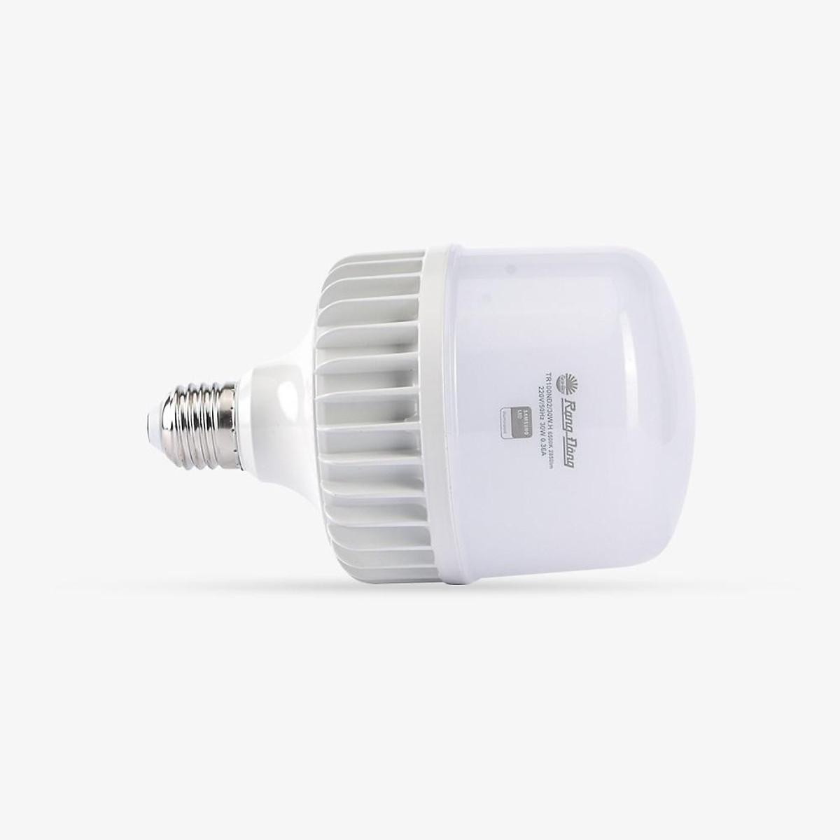 Bóng đèn Rạng Đông LED BUL Trụ Nhôm Đúc 30W Model: TR100NĐ2/30W.H - 3000K/Vàng