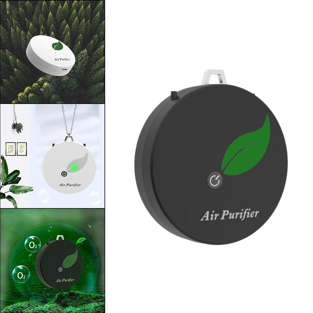 Portable Wearable Necklace Air Purifier Negative Ion Generator