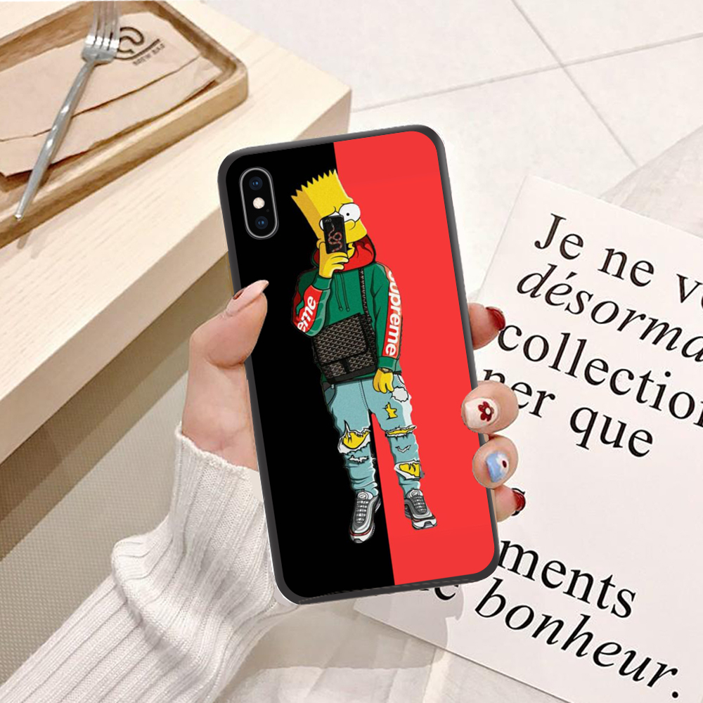 Ốp lưng điện thoại iPhone XS Max viền silicon dẻo TPU hình Phong Thời Trang - Hàng chính hãng