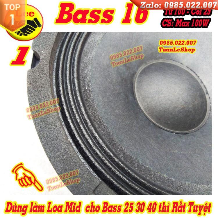 BASS 16 RỜI GÂN VẢI - GIÁ 1 CHIẾC -LOA BASS RỜI 1 TẤC 6