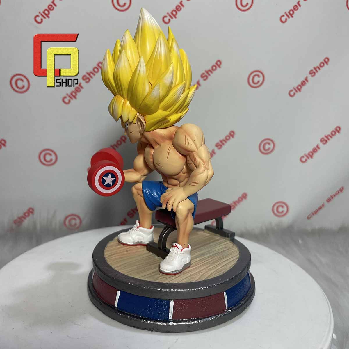 Mô hình Son Goku tập tạ - Figure Goku 7 viên ngọc rồng
