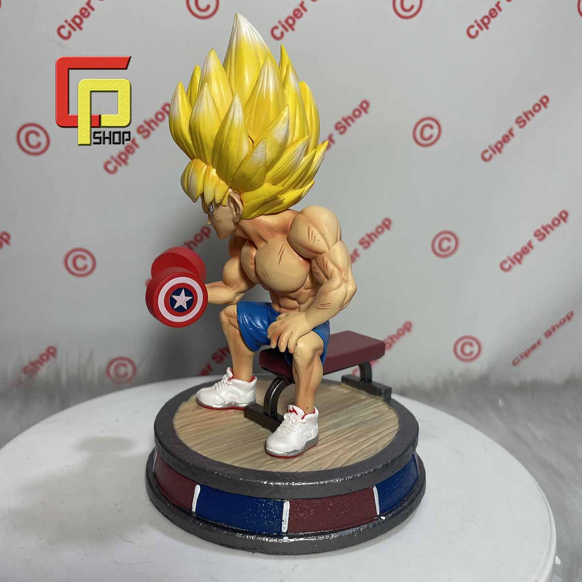 Mô hình Son Goku tập tạ - Figure Goku 7 viên ngọc rồng