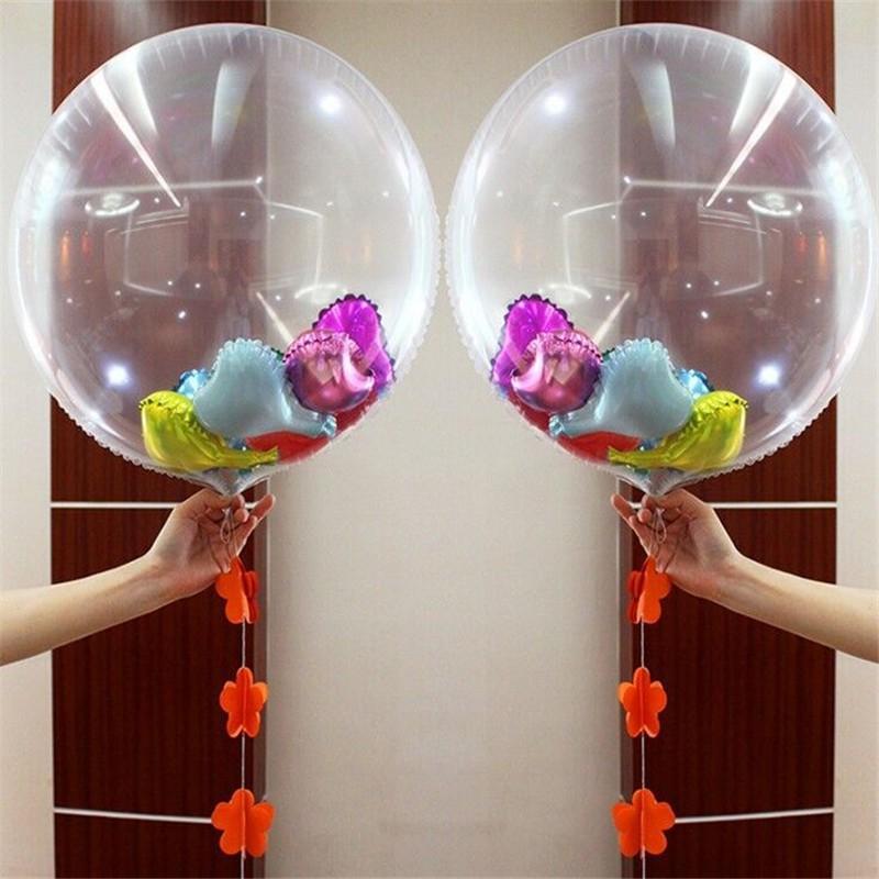 Bóng jumbo (trong suốt) size 18&quot; - 36&quot; (Kèm ảnh thật)