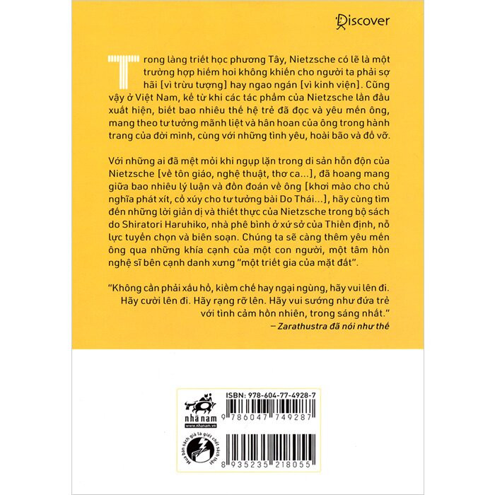 Lời Của Nietzsche Cho Người Trẻ - Tập 1 - Shiratori Haruhiko - Nguyễn Đỗ An Nhiên dịch - (bìa mềm)