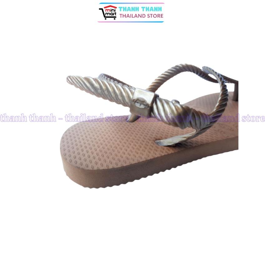 Giày Sandal nữ đế cao su xốp quai kẹp dây mảnh Thái Lan Monobo Maldives S2