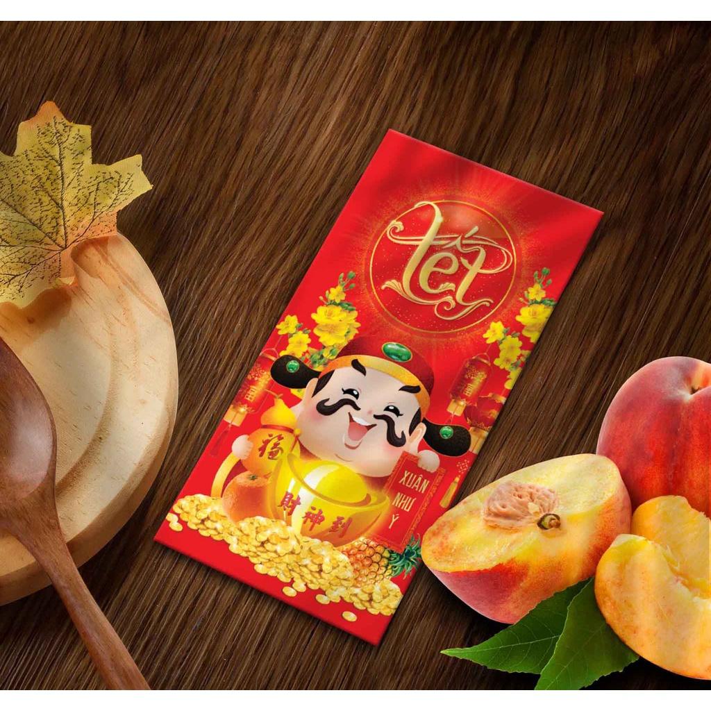 Bộ 100 Lì Xì Tết Thần Tài May Mắn
