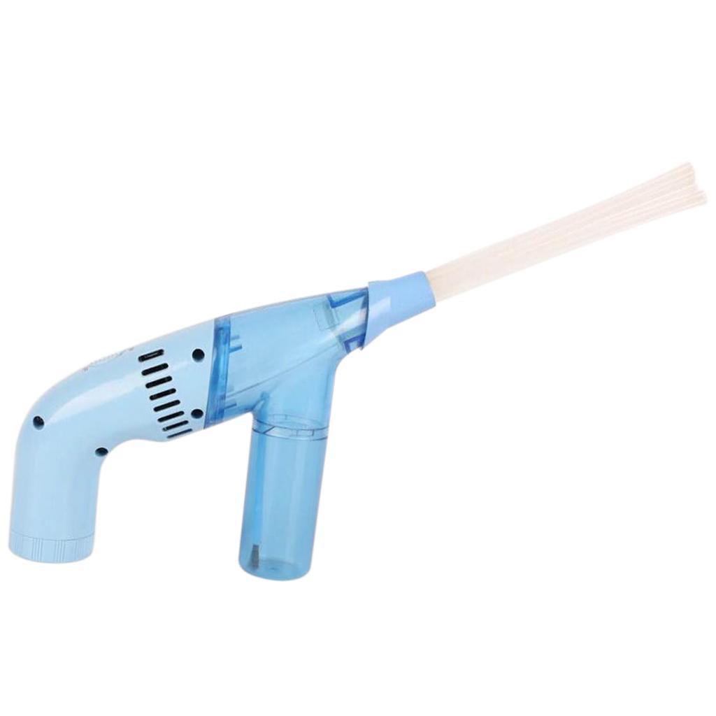 Duster Cleaning Brush Dirt Remover Portable Handheld Vacuum Cleaner Blue