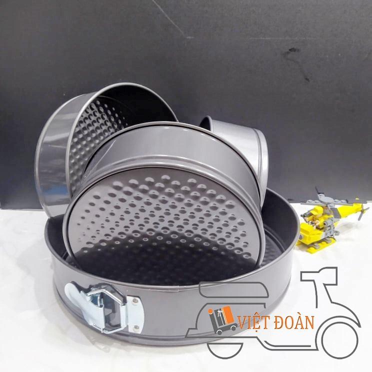 Khuôn Bánh ĐẾ RỜI PHỦ CHỐNG DÍNH. Khuôn Gài Lớn đến 30cm. Dụng cụ làm bánh NƯỚNG TRUYỀN THỐNG Bông Lan, Gato, Gateau